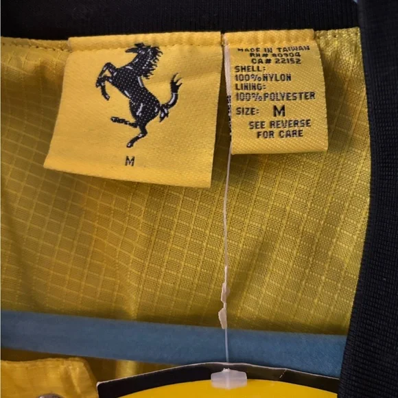 VINTAGE 1998 Ferrari F1 Racing Windbreaker with Removable Hood NWT - Picture 6 of 16